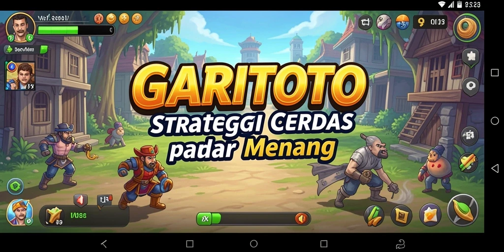 Screenshot GARITOTO menunjukkan gameplay taktis yang menegangkan.