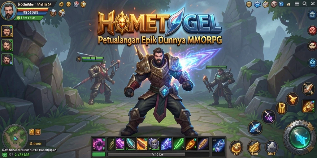 Tampilan gameplay seru dan mendalam di HOMETOGEL.