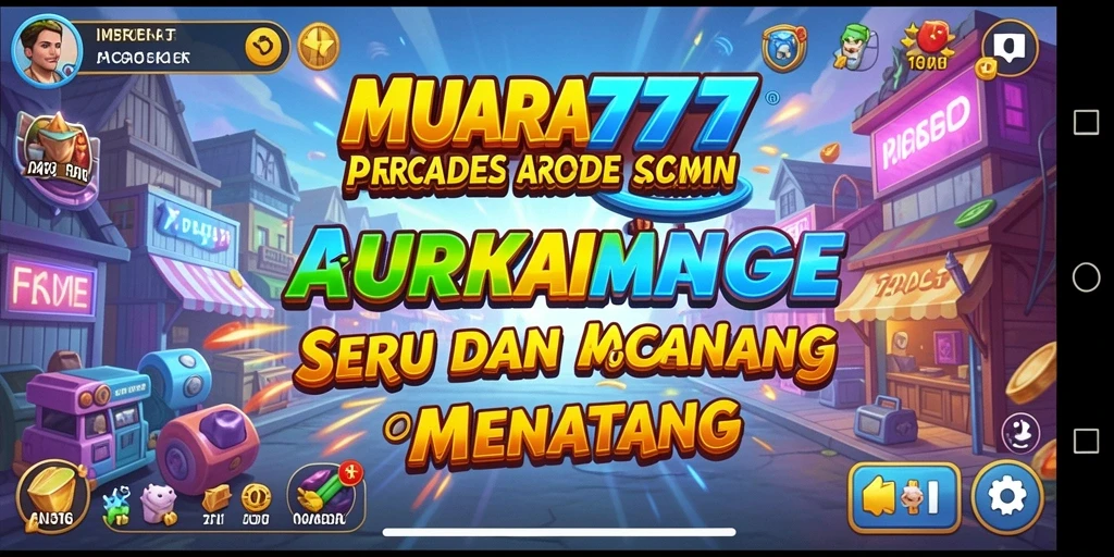Screenshot utama MUARA777 menunjukkan aksi seru gameplay Arcade.