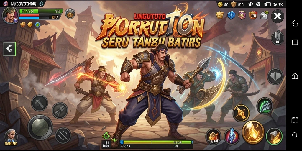 Gameplay action-packed dari UNGUTOTO yang menghadirkan pertarungan sengit.