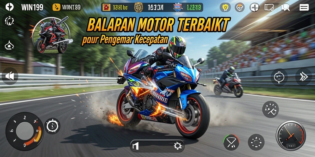 Tampilan gameplay WIN199 yang mendebarkan dan penuh adrenalin.